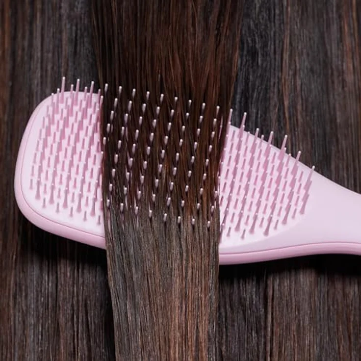 Tangle Teezer The Ultimate Detangler Mini, Flachbürste für Damen, sanft zu Haar und Haut, Fresh Purple – Bild 9