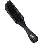 BARBER MARMARA Fade Brush S - Bartbürste - Bartpflegebürste - Reinigungsbürste für den Mann - Ideal zum Entfernen von geschnittenem Haar - Friseur & Barbier Bedarf - Holz Styling Bürste schwarz