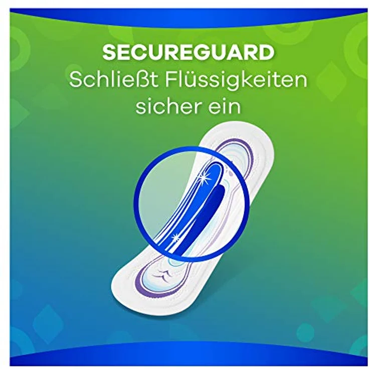 Always Ultra Damenbinde Größe 1 Normal ohne Flügel InstantDry Technologie dickere Binden mit einer angenehmen Passform Auslaufschutz 14 Stück – Bild 6