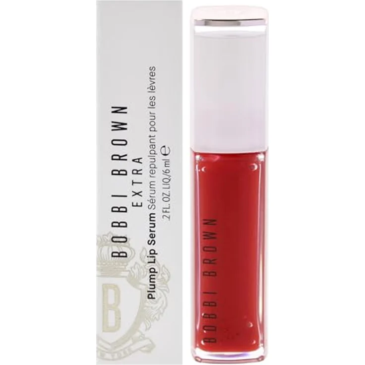 Bobbi Brown Extra Plump Hydratisierendes Lipgloss, Farbton Bare Raspberry, 6 ml mit langer Feuchtigkeitsversorgung und Volumen-Effekt – Bild 1