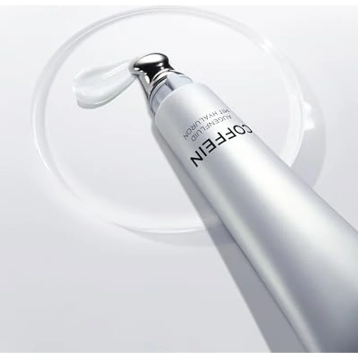 ALCINA Coffein Augenfluid, 15 ml, reduziert Augenschwellungen, kühlt und erfrischt, mit Hyaluron und ausleuchtenden Pigmenten – Bild 3