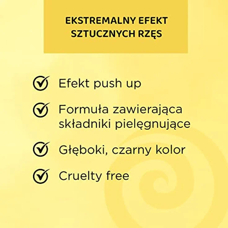 Eveline Cosmetics Extension Volume Push Up Mascara, Verdickung und Locken, 10 ml, Schwarz – Bild 5
