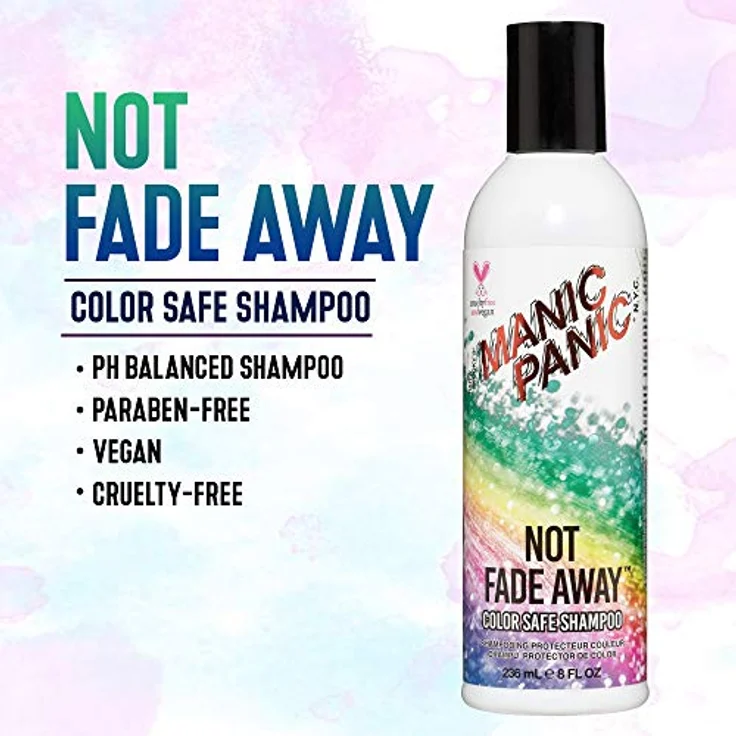 Manic Panic Not Fade Away Maintain Shampoo, Vegan Cruelty Free, Colour Lasts Longer, 236ml – Bild 4