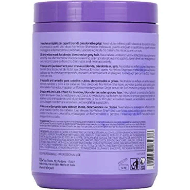 Inebrya Blondesse No-Yellow Mask 1000ml – Bild 2