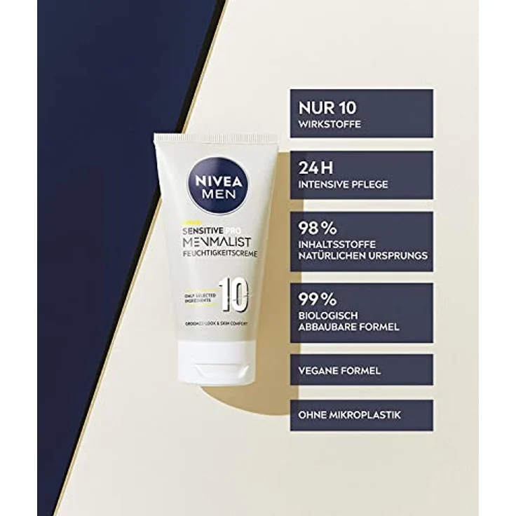 Nivea Nivea Men Sensitive Pro Menmalist Feuchtigkeitscreme Gesichtscreme 75 ml Herren – Bild 2