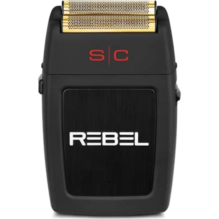 Stylecraft Shaver Rebel, Haarschneider mit Gold-Titan-Folien und 11.000 U/min. in Elegantes Schwarz – Bild 2