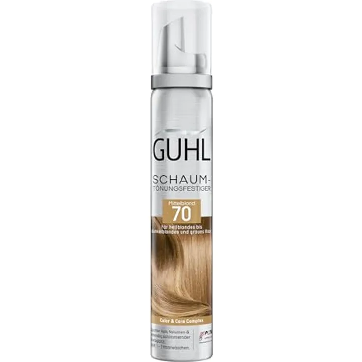 Guhl Haarschaum Schaum-Tönungsfestiger Mittelblond, 100ml Haarstyling