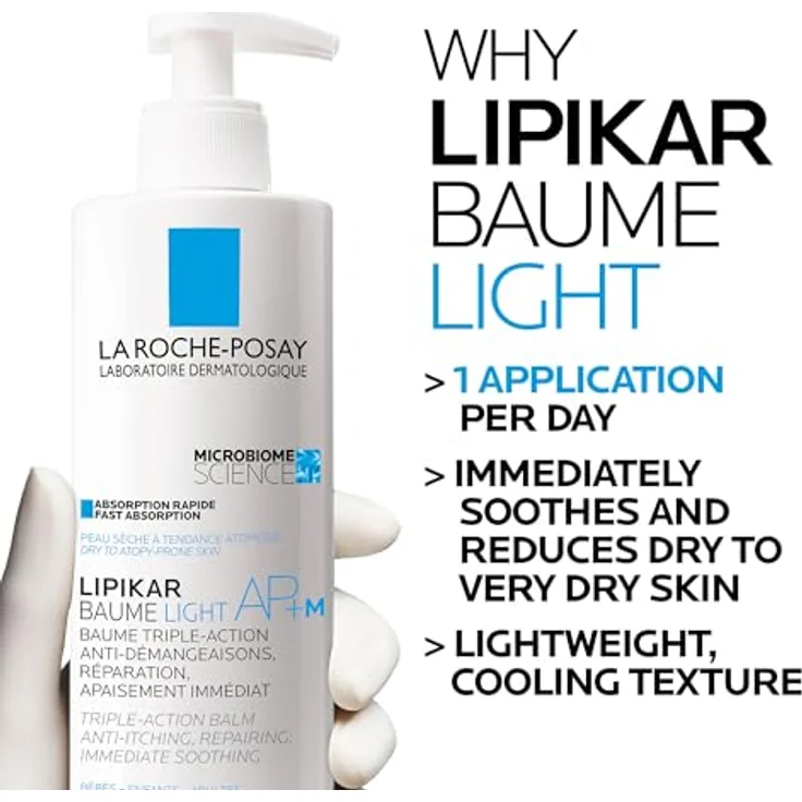La Roche-Posay Lipikar Baume Light Ap+M Bodylotion 400 ml – Bild 2