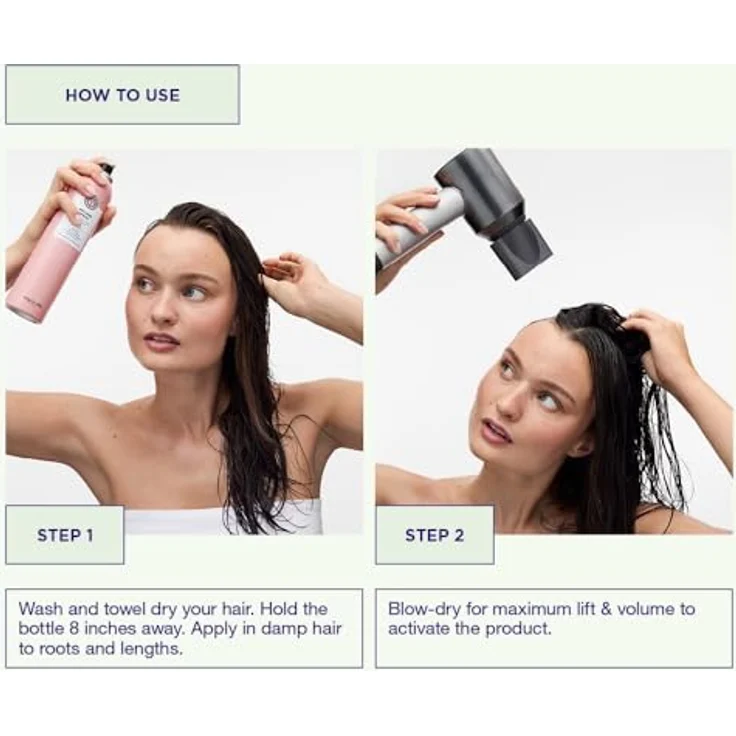 Maria Nila Volume Spray 300 ml, Volumenspray mit farberhaltendem Color Guard Complex, fruchtiger Duft – Bild 3