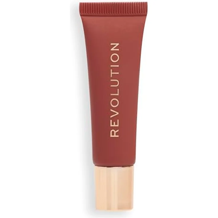 Makeup Revolution Saftiger Peptid-Lippenbalsam, Feuchtigkeitsspendender Balsam mit Vitamin E & Peptiden, Nude-Latte, 8ml – Bild 2