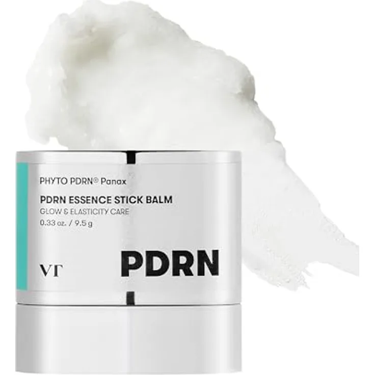 VT COSMETICS PDRN Essence Stick Balm, Multifunktionsgerät für Gesicht und Hals, Anti-Falten-Behandlung, feuchtigkeitsspendend, Glasskin-Effekt, 0,33 oz/9,5 g