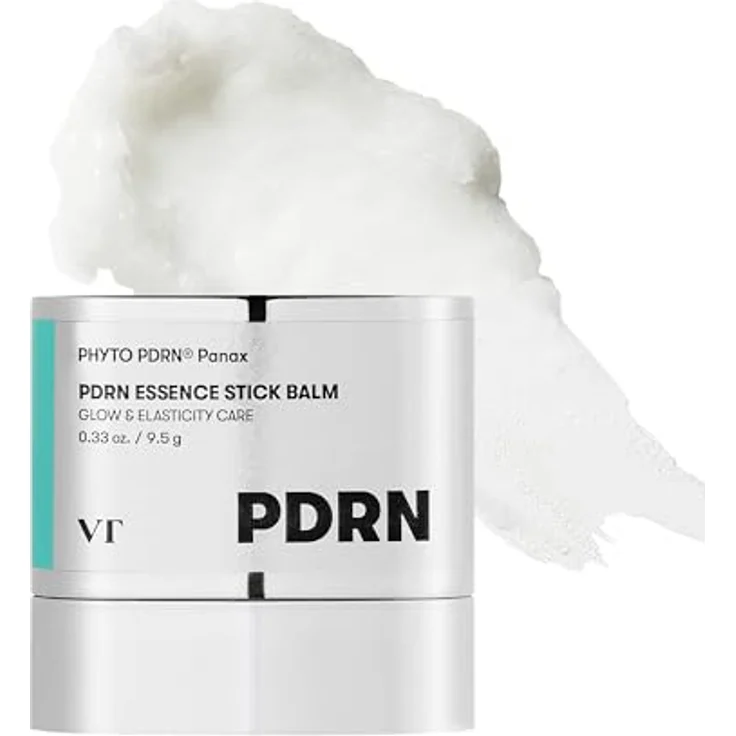 VT COSMETICS PDRN Essence Stick Balm, Multifunktionsgerät für Gesicht und Hals, Anti-Falten-Behandlung, feuchtigkeitsspendend, Glasskin-Effekt, 0,33 oz/9,5 g – Bild 1