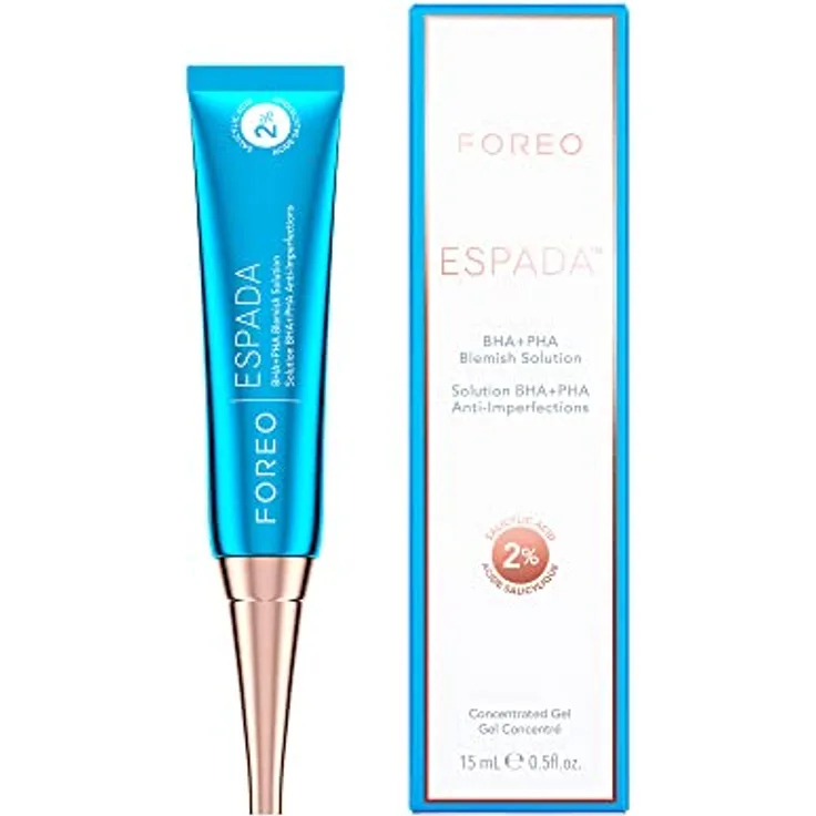Foreo ESPADA BHA+PHA Blemish Solution, konzentriertes Gel zur gezielten Aknebehandlung, 15 ml, Nachtcreme