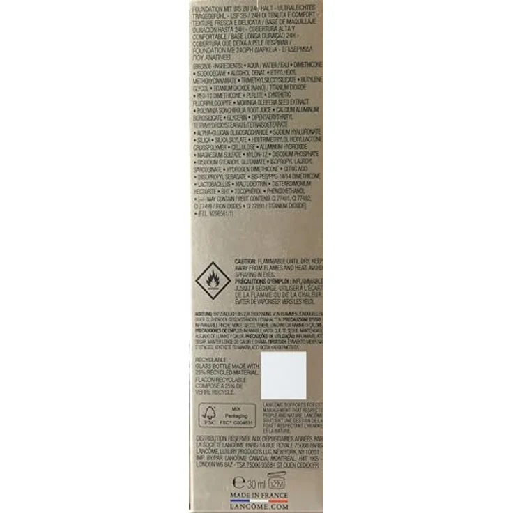 Lancôme Teint Idole Ultra Wear 24H Foundation, voll deckend, natürlich matt, 415W, 30 ml – Bild 5