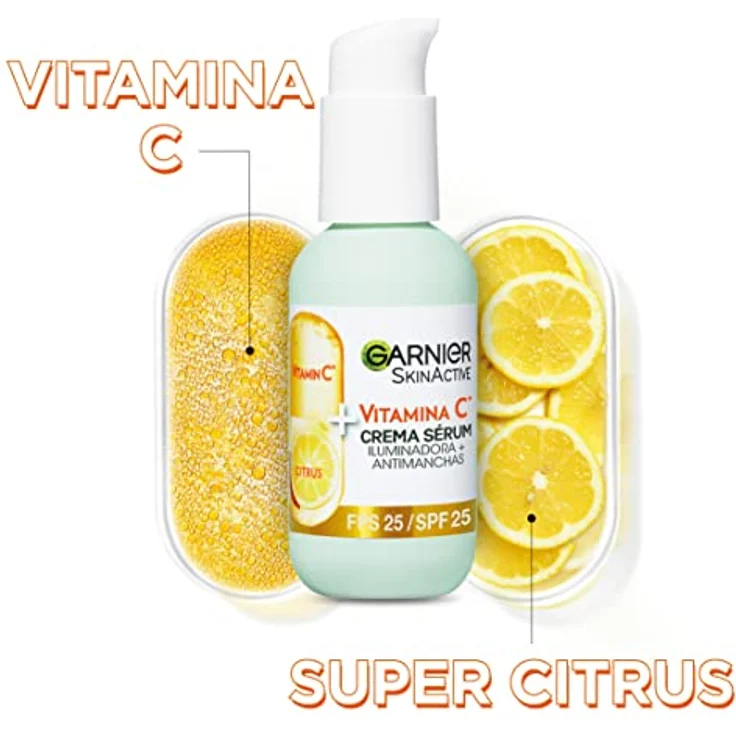 Garnier 2-in-1-Gesichtsserum mit 20% Vitamin C und SPF25, nicht fettend, klinisch getestet, 50 ml – Bild 5