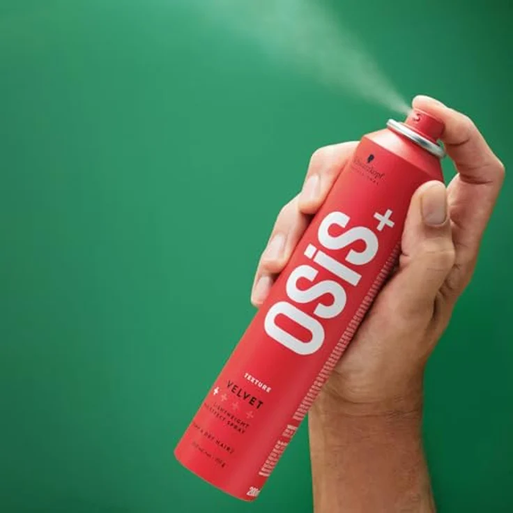 Schwarzkopf Professional OSiS Velvet Wachs Effekt Haarspray Sanfte Definition Textur Natürlicher Glanz Leichter Halt 200 ml – Bild 5