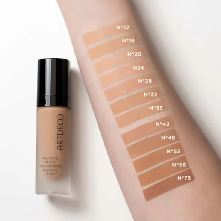 Artdeco Perfect Teint Foundation - langanhaltende, ölfreie Foundation mit Hyaluronsäure und mittlerer bis starker Deckkraft - 20 ml – Bild 3