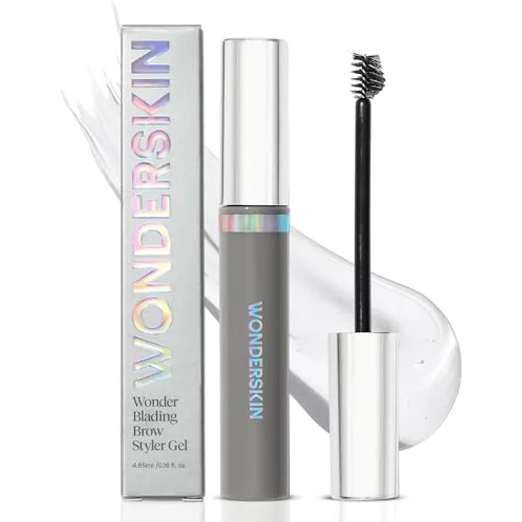 WONDERSKIN Brow Styler Augenbrauengel und Augenbrauen-Mascara, 4,65 ml, mit praktischem Pinsel für fixierte Augenbrauen