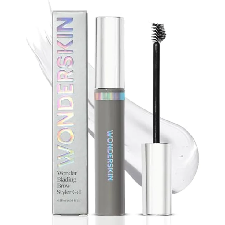 WONDERSKIN Brow Styler Augenbrauengel und Augenbrauen-Mascara, 4,65 ml, mit praktischem Pinsel für fixierte Augenbrauen – Bild 1