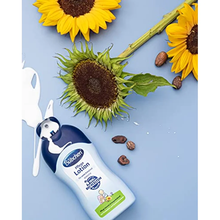BÜBCHEN Hautcreme Pflege Lotion, reichhaltige Körperpflegelotion mit Sheabutter und Sonnenblumenöl, 400ml – Bild 4