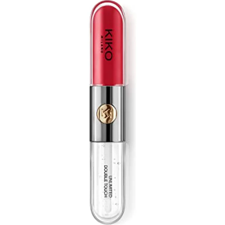 KIKO Milano Unlimited Double Touch, langanhaltender flüssiger Lippenstift, Farbton 109 Strawberry Red, 6 ml, glättende Textur, schneller Trocknungsprozess, nicht verwischend – Bild 2