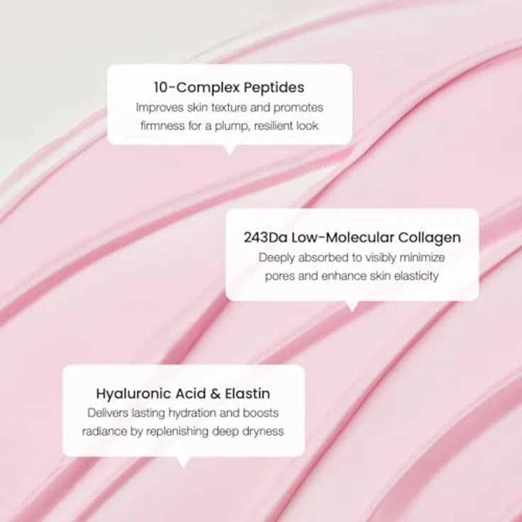 Biodance Pore Perfecting Collagen Peptide Cream 50ml – porenverfeinernde Gesichtscreme mit Peptiden, Hyaluronsäure und Anti-Aging-Effekten – Bild 6