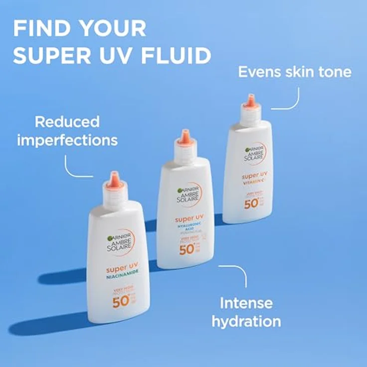 Garnier Ambre Solaire Super UV Protection Fluid SPF50+ Schützendes Sonnenfluid für Gesicht 40 ml - Preisvergleich – Bild 9