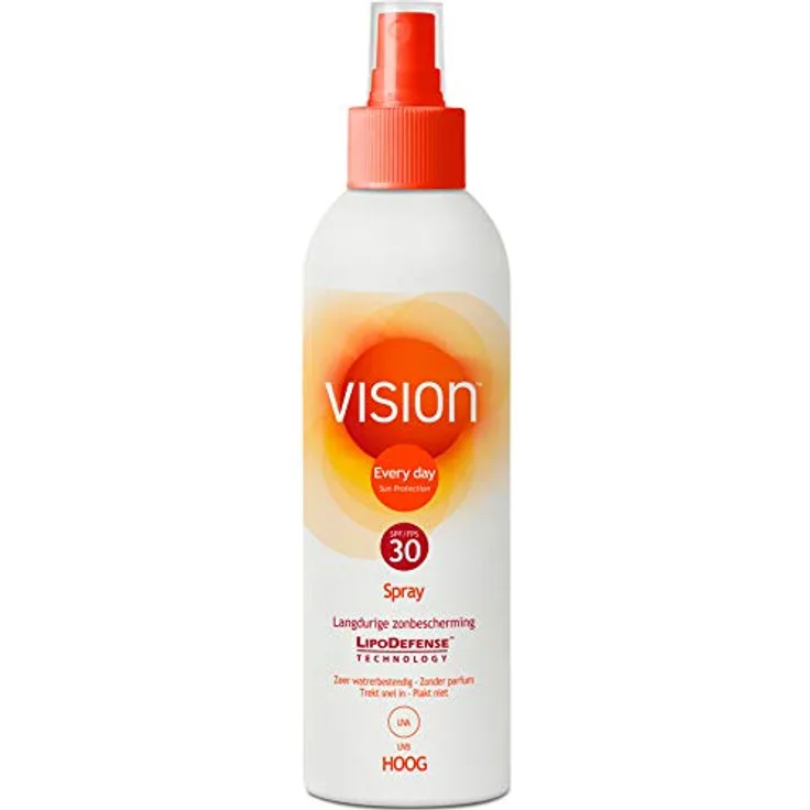 Vision Every Day Sun Protection LSF 30 Sonnenschutz, für langanhaltenden Sonnenschutz, hochwasserbeständig, Lichtschutzfaktor 30, 200 ml