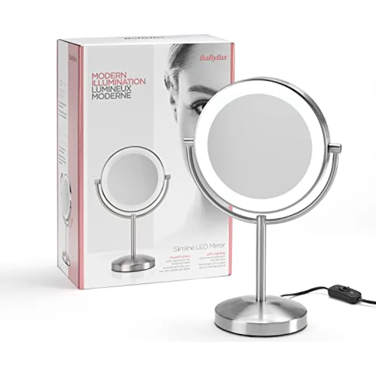 BaByliss Slimline LED Mirror  Kosmetikspiegel 1 Stk No_Color – Bild 2