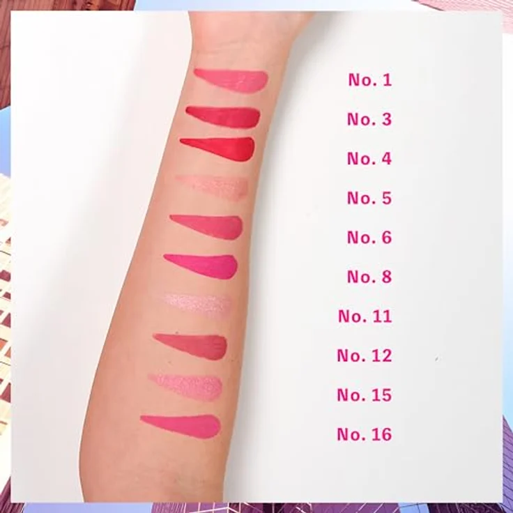Dermacol 16H Lip Colour, langlebiger, glänzender Lippenstift, Farbton 03 Hot Date, 2x4 ml, hochpigmentierte Textur mit Langzeiteffekt und Vitamin E – Bild 9