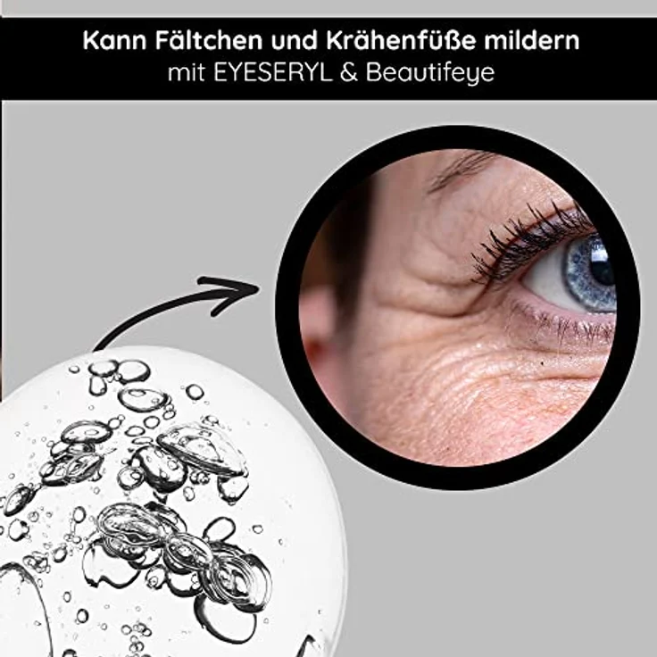 Eye Lifting Roll On 10 ml - Gesicht Serum bei Augenringen, Schwellungen und Falten für die Augenpartie für reife Haut und trockene Haut mit Allantoin,Beautifeye & Eyeseryl - RAU Cosmetics – Bild 3