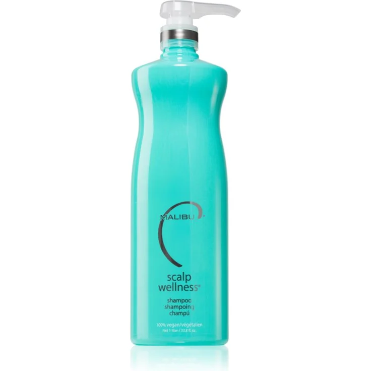 Malibu C Scalp Wellness, hydratisierendes Shampoo für gesunde Kopfhaut, 1000 ml, vegan, ohne Sulfate