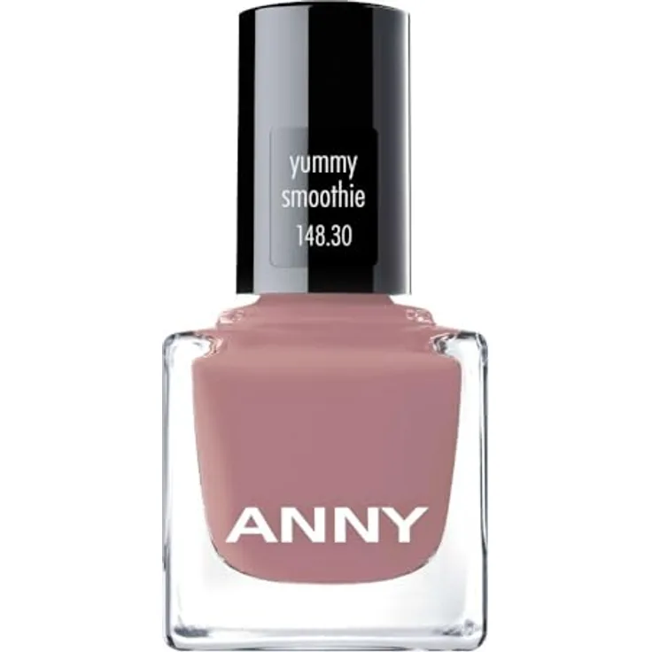 ANNY Nagellack Nail Polish 15 ml, Expert-Gel Formel mit splitterresistenter Textur und schnelltrocknend, transparent