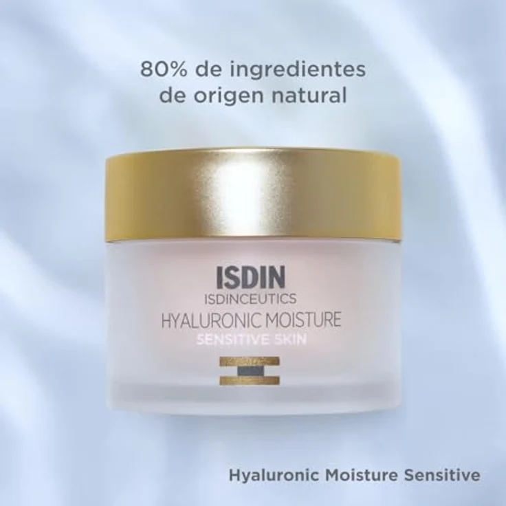 ISDIN ISDINCEUTICS Hyaluronic Moisture Sensitive Skin, leichte Gesichtscreme mit Hyaluronsäure und Niacinamid, 50 g – Bild 5