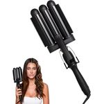 Mermade Pro Waver 32 mm Lockenstab Black mit Ionen-Funktion und Beach-Waves-Effekt