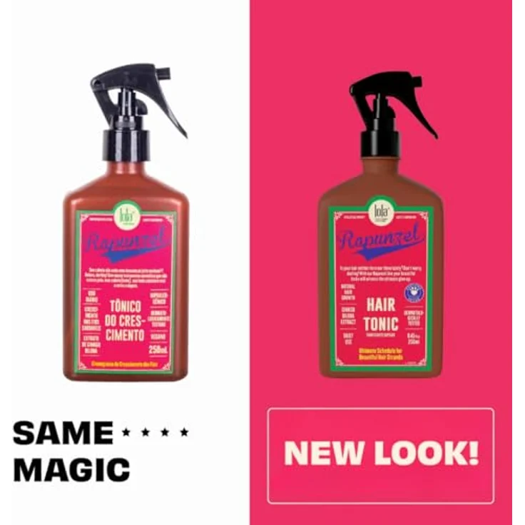 Lola Cosmetics Rapunzel Crescimiento Lotion, Tonisches Haarwachstums-Lotion für Erwachsene, Unisex, 250 ml, natürliche Feuchtigkeitspflege für alle Haartypen – Bild 4