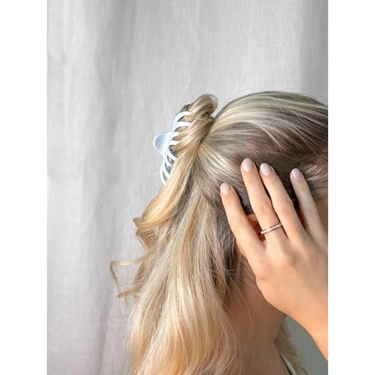 Invisibobble CLIPSTAR Marathon Runner Haarclip - Rutschfester Haarclip mit doppeltem Halt für Sport, Workouts - Trendiger Look, sicherer Halt - Schwarz – Bild 5
