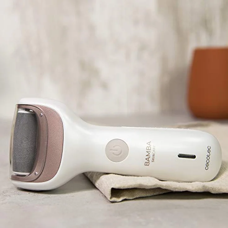 Cecotec Bamba SkinCare, Seidige elektrische Feile mit wiederaufladbarer Lithiumbatterie, 90 Minuten Autonomie, kabelgebunden und kabellos, abnehmbare Rollen mit unterschiedlichem Gewicht – Bild 2