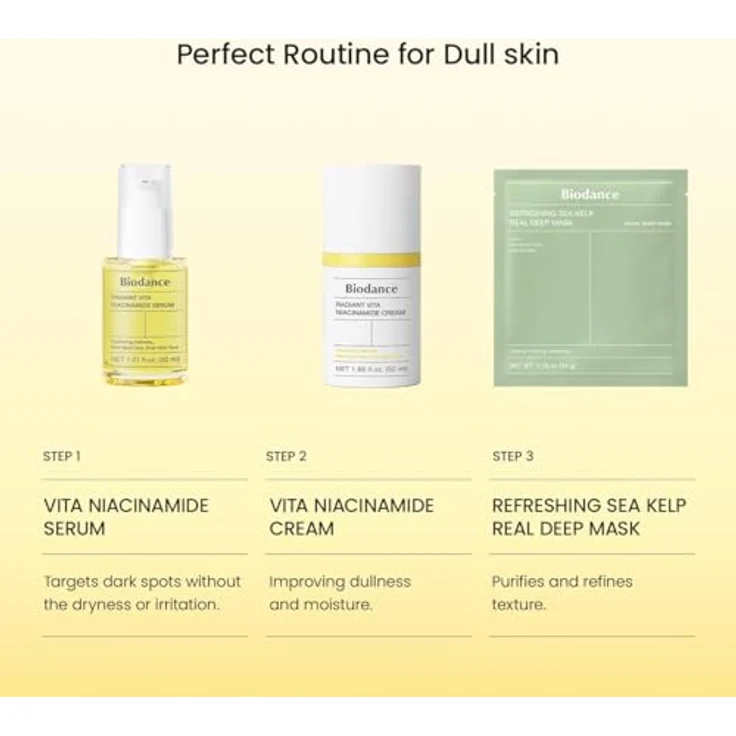 Biodance Radiant Vita Niacinamide Cream 50ml – Gesichtscreme gegen dunkle Flecken, intensive Feuchtigkeit & Glow, Korean Skin Care – Bild 9