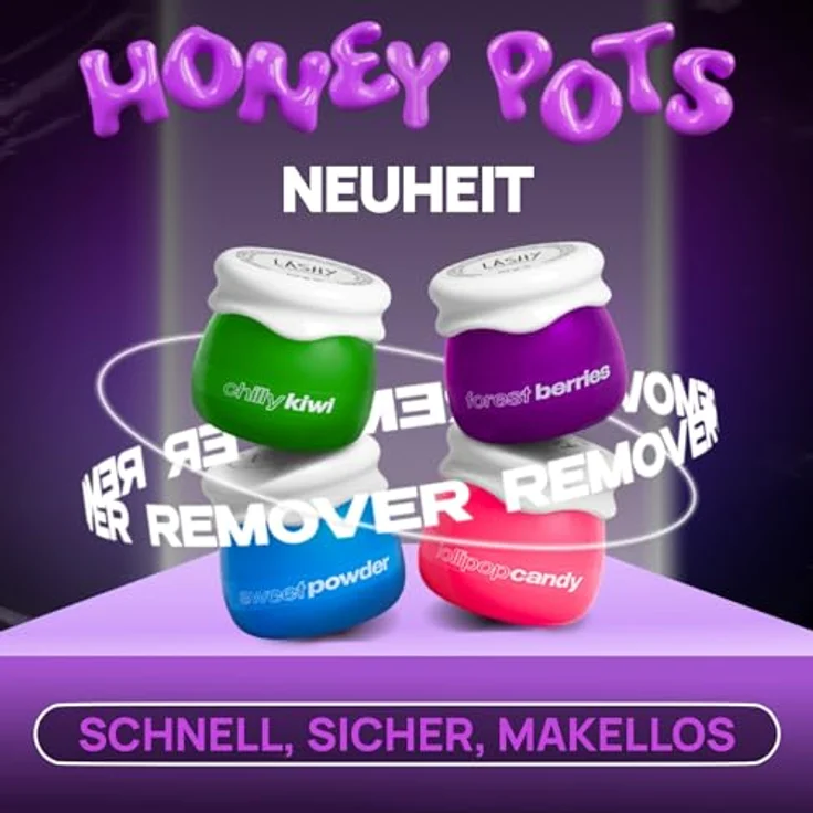 LOVELY Lashy Cream Remover Sweet Powder, Gel Remover mit mousse-artiger Textur und Babypuder-Duft für sichere Wimpernentfernung – Bild 2