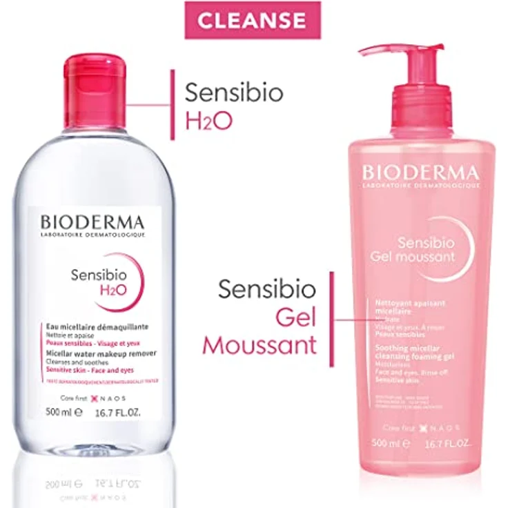 Bioderma Lotion Sensibio H2O Solution Micellaire, für Damen und Herren 250 ml – Bild 2