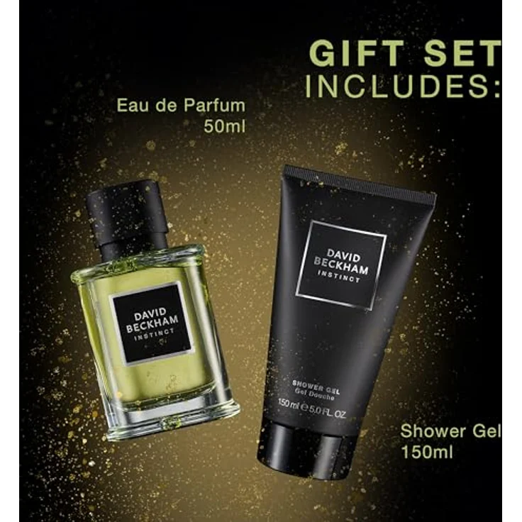 David Beckham Instinct Eau de Parfum- und Duschgel-Geschenkset für Männer, Fougère-Zitrusduft, 50 ml + 150 ml – Bild 4
