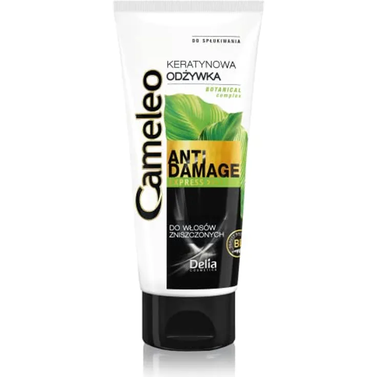Cameleo - Keratin-Spülung - für Geschädigtes, Trockenes, Sprödes Haar - Regenerierende Reparaturbehandlung & Pflege mit biomimetischem Keratin & Arganöl - Hitzeschutz - salz frei - 200ml