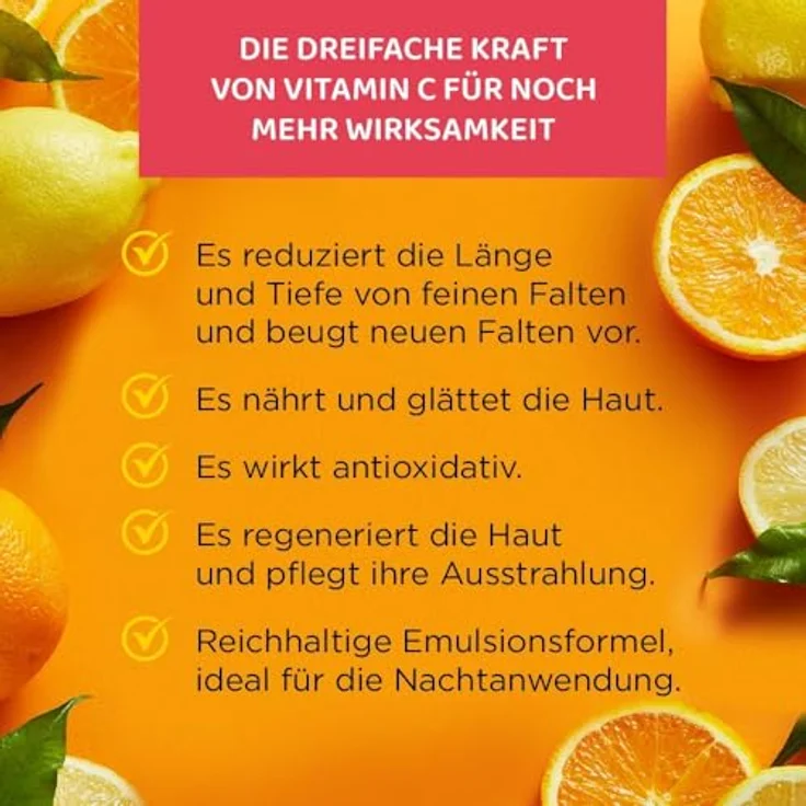 EVELINE Cosmetics Vitamin C 3x Action, 30 ml feuchtigkeitsspendendes, regenerierendes Gesichtsserum für Damen – Bild 3