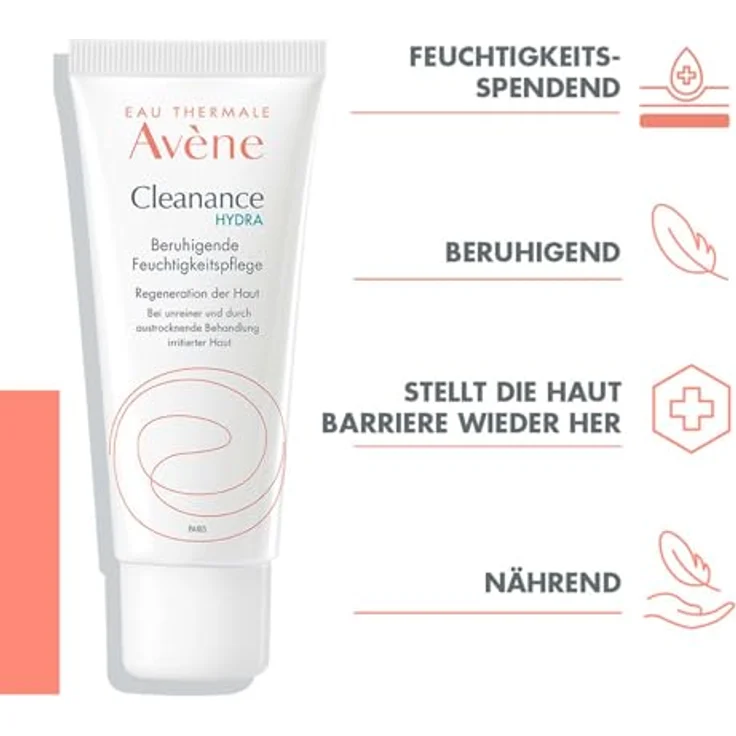 Avene Cleanance Hydra Beruhigende Feuchtigkeitspflege 40 ml – Bild 4