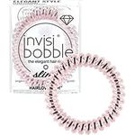 invisibobble Slim Haargummi Rosa 3x Dünne Haargummis Rose für Mädchen & Damen eleganter Look & starker Halt designed im Herzen Münchens