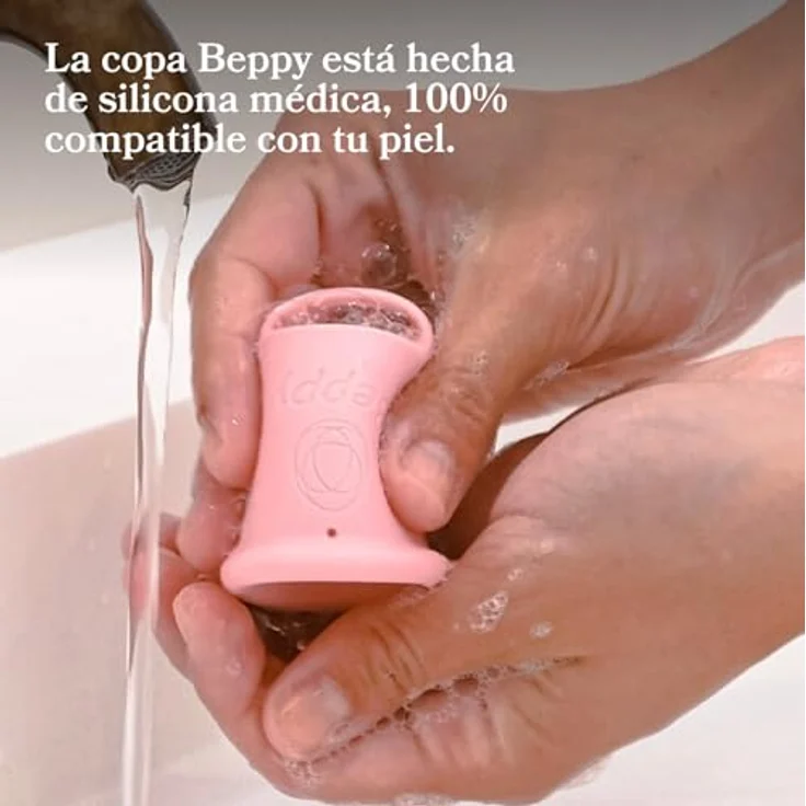 Beppy Menstruationstasse, Cups «COTTON CANDY» Pink/Lila, Set mit 2 Tassen und Aufbewahrungstasche – Bild 4