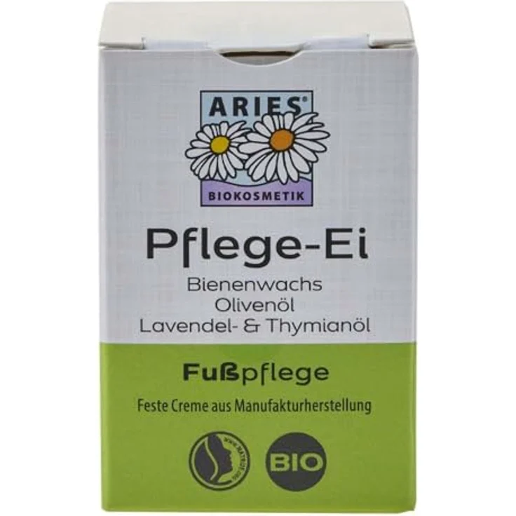 ARIES Original BIO Fußpflege-Ei von Stapeler, Fußpflege Ei mit Pflege Balsam für geschmeidige Haut, 50g – Bild 2