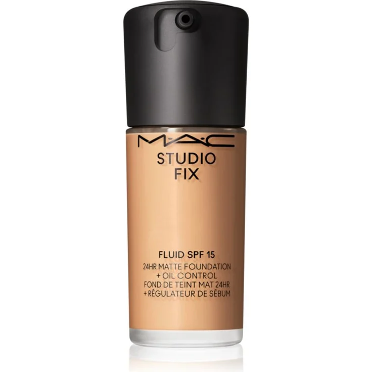 MAC Cosmetics Studio Fix Fluid SPF 15, 24HR Matte Foundation + Oil Control, Farbton NC30, 30 ml