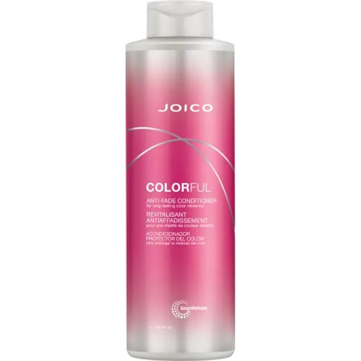 JOICO Colorful Anti-Fade Conditioner, 1000 ml Haarpflege mit Kamelienöl und Granatapfel-Extrakt, schützt coloriertes Haar vor Verblassen